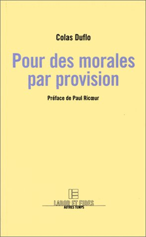 Pour des morales par provision