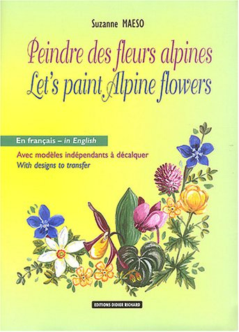 Peindre des fleurs alpines. Let's paint alpine flowers