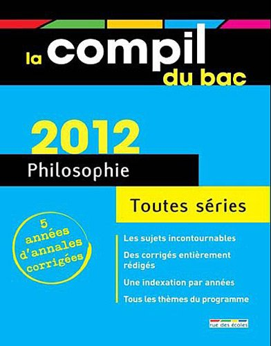 Philosophie toutes séries : 2012