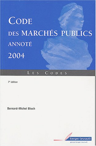 code des marches publics annote