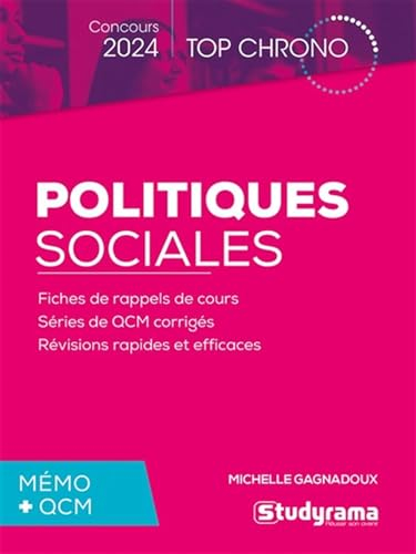 Politiques sociales : concours 2024 : mémo + QCM