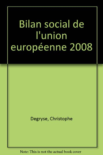 Bilan social de l'union européenne 2008