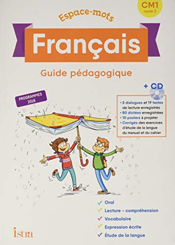 Espace-Mots Français CM1 - Edition Export - Guide pédagogique + CD-ROM - Ed. 2020