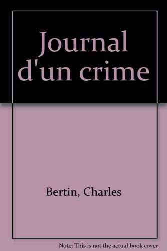 Journal d'un crime
