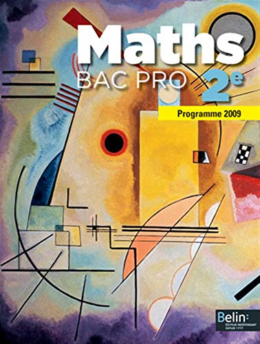 Maths 2e bac pro : programme 2009