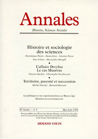 Annales, n° 3 (1995). Histoire, sciences sociales