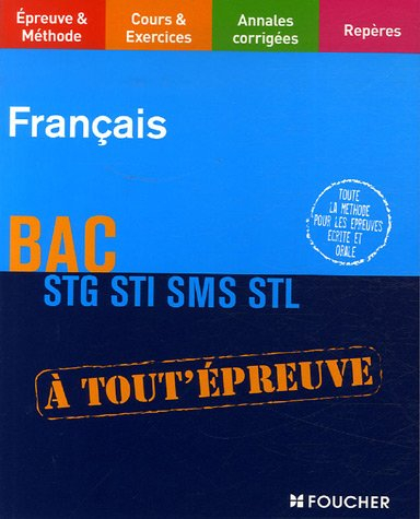 Français, bac STG, STI, SMS, STL