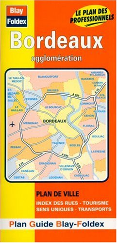 Plan de ville : Bordeaux (avec un index)