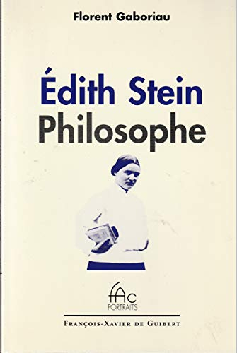 Edith Stein, philosophe