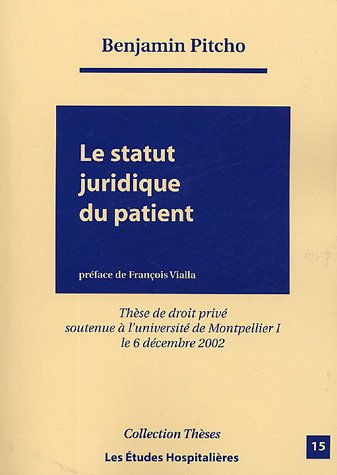 Le statut juridique du patient