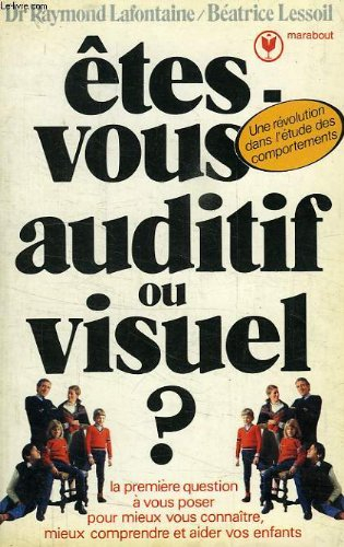 Etes-vous auditif ou visuel ?