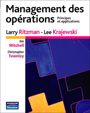 Management des opérations : principes et applications