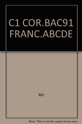 C1 Cor.Bac91 Franc.Abcde