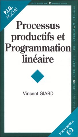Processus productifs et programmation linéaire
