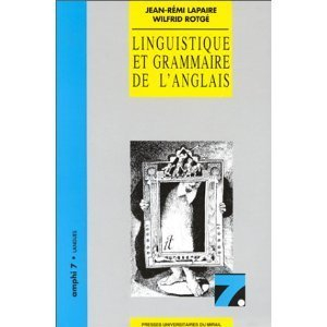 linguistique et grammaire de l'anglais