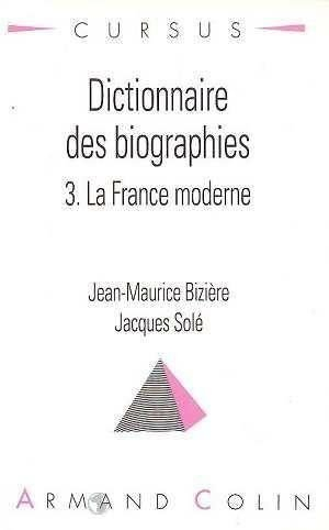 Dictionnaire des biographies. Vol. 1. L'Antiquité