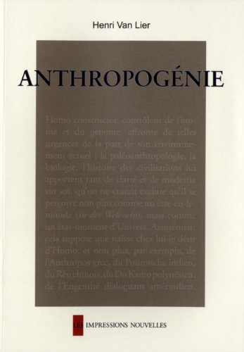 Anthropogénie