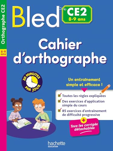 Cahier d'orthographe CE2