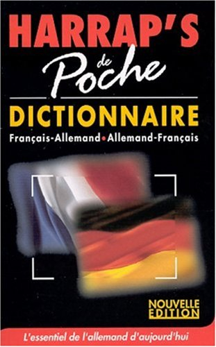 harrap's de poche : allemand/français, français/allemand