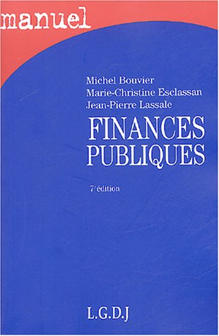 finances publiques, 7ème édition