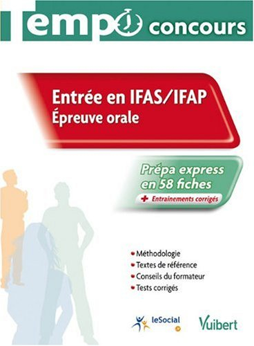 Entrée en IFAS-IFAP : épreuve orale