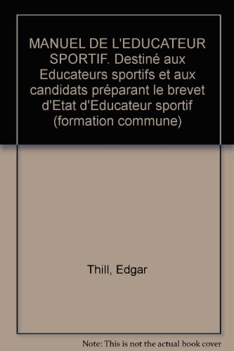 manuel educ sportif 10ed
