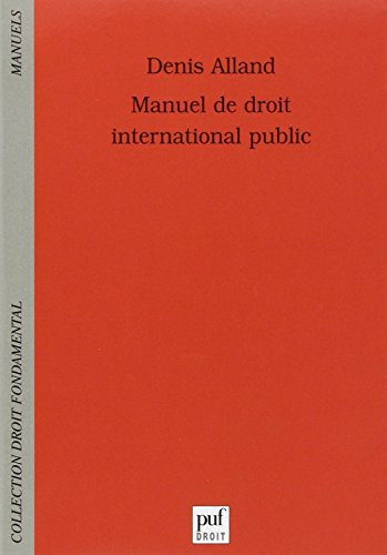 Manuel de droit international public