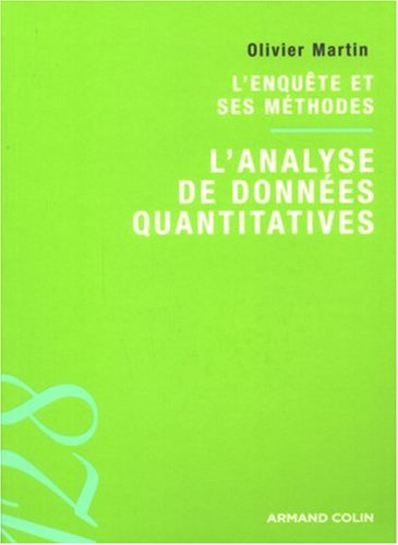 L'analyse de données quantitatives