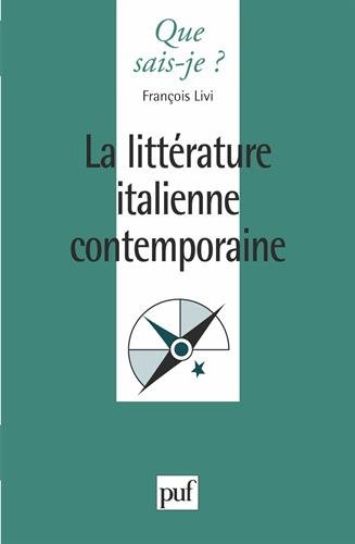 La littérature italienne contemporaine