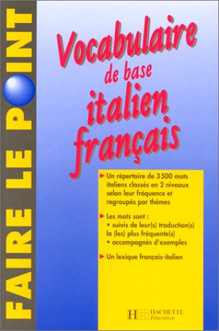 Vocabulaire de base italien-français