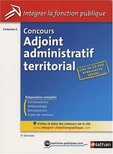 Concours adjoint administratif territorial : catégorie C