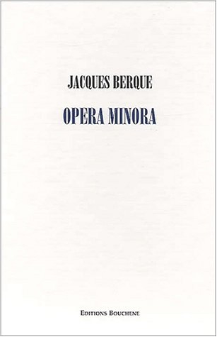 Opera minora