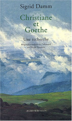 Christiane et Goethe : une recherche