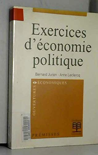Exercices d'économie politique