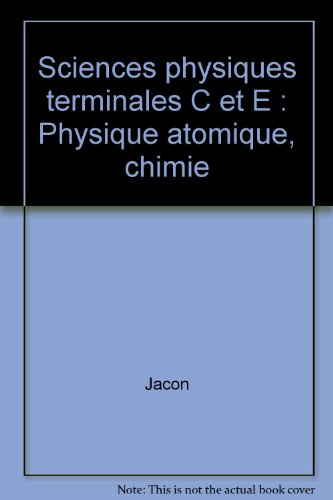 joker.005 phys.terminales c et e chimie (ancienne edition)