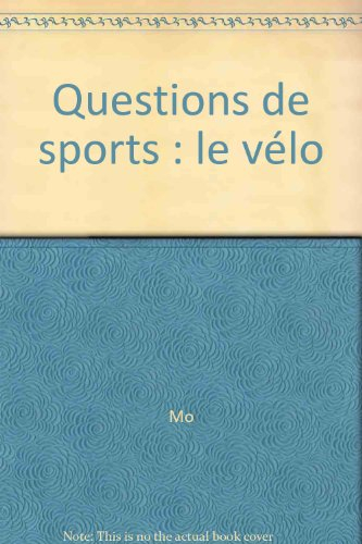 Questions de sports : le vélo