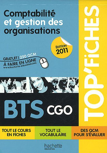 Comptabilité et gestion des organisations BTS CGO