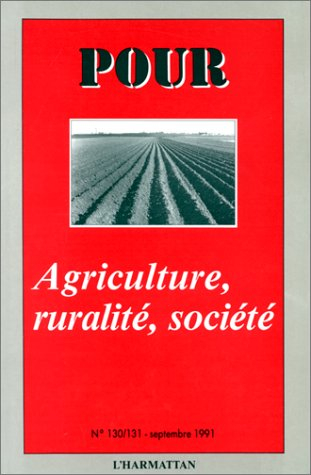 agriculture, ruralite, societe