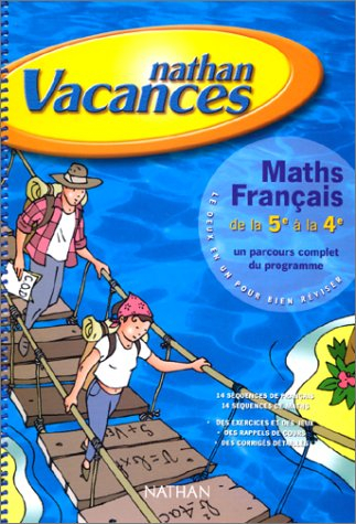 cahier de vacances 2000, français-maths, 5e-4e