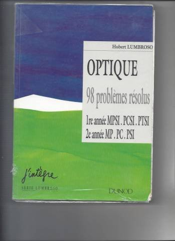 optique 98, problèmes résolus, 1996