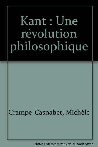 crampe/kant    (ancienne edition)