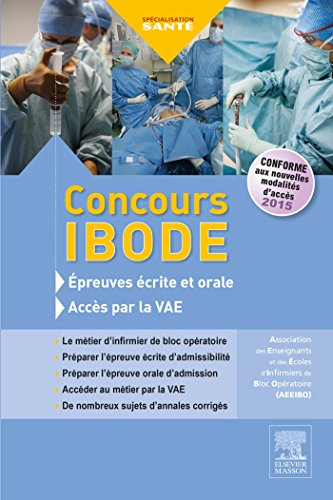 Concours IBODE : épreuves écrite et orale, accès par la VAE