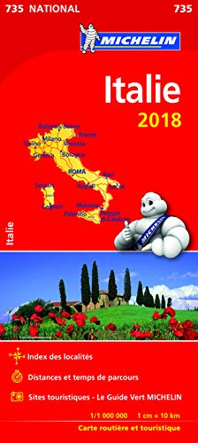 Carte Italie Michelin 2018
