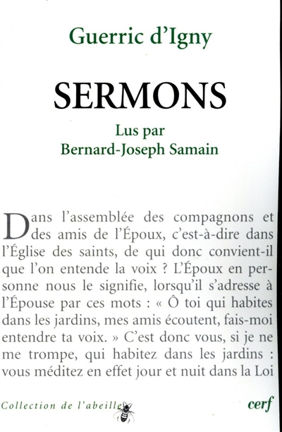 Sermons pour l'année liturgique