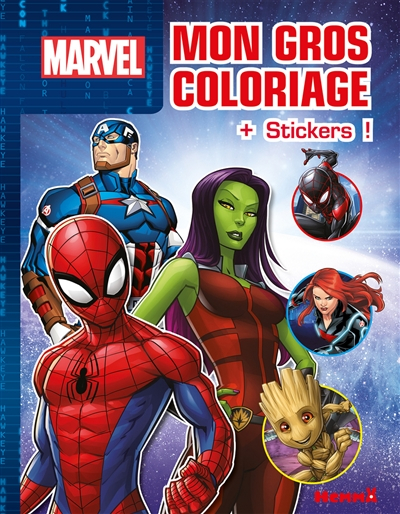 Marvel : mon gros coloriage + stickers !