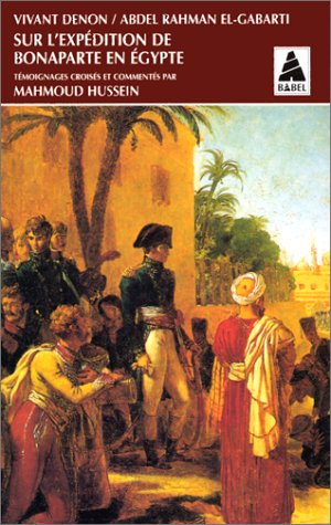Sur l'expédition de Bonaparte en Egypte
