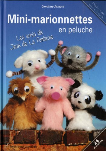 Mini-marionnettes en peluche : les amis de Jean de La Fontaine