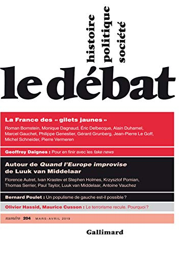 Débat (Le), n° 204. La France des "gilets jaunes"