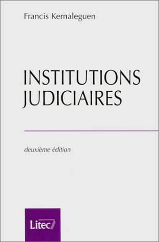 institutions judiciaires (ancienne édition)