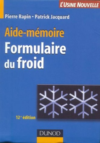 Formulaire du froid : aide-mémoire